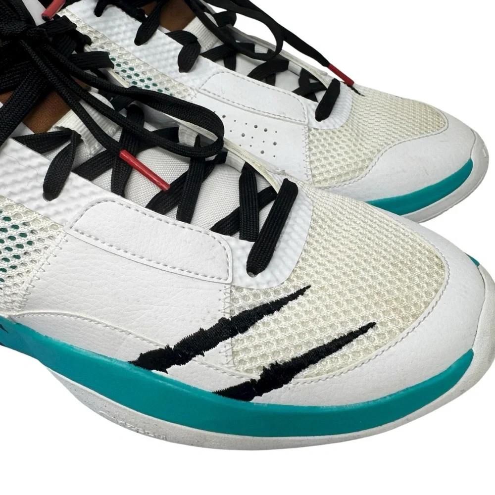 Nike Ja 1 Reverse Scratch Basketball Shoes White Turbo Green Ja Morant SZ 12